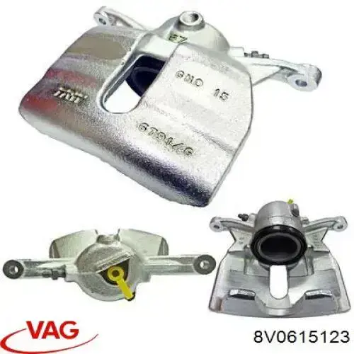 Pinza de freno delantera izquierda VAG 8V0615123