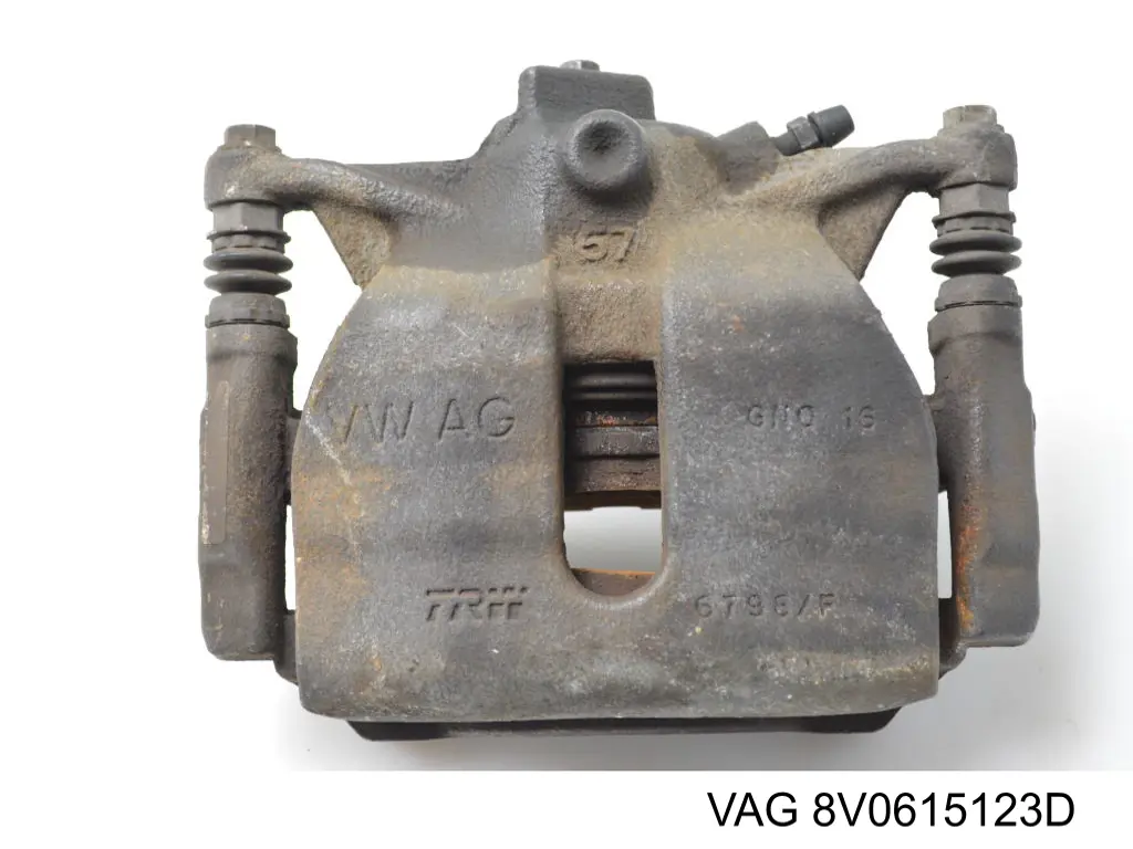 8V0615123D VAG Pinza de freno delantera izquierda