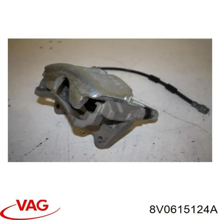 Pinza de freno delantera derecha 8V0615124A VAG