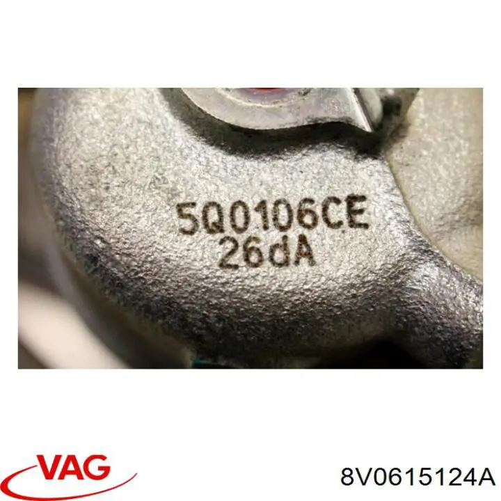 8V0615124A VAG Pinza de freno delantera derecha