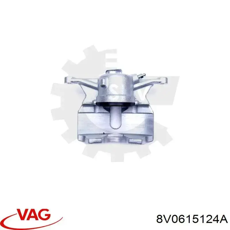 Pinza de freno delantera derecha 8V0615124A VAG