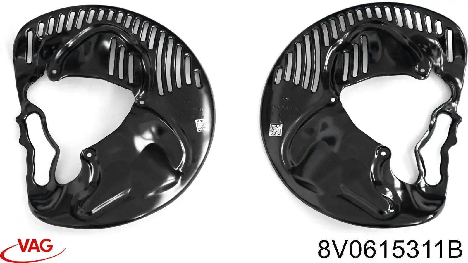 8V0615311B VAG Protector del disco de freno delantero izquierdo