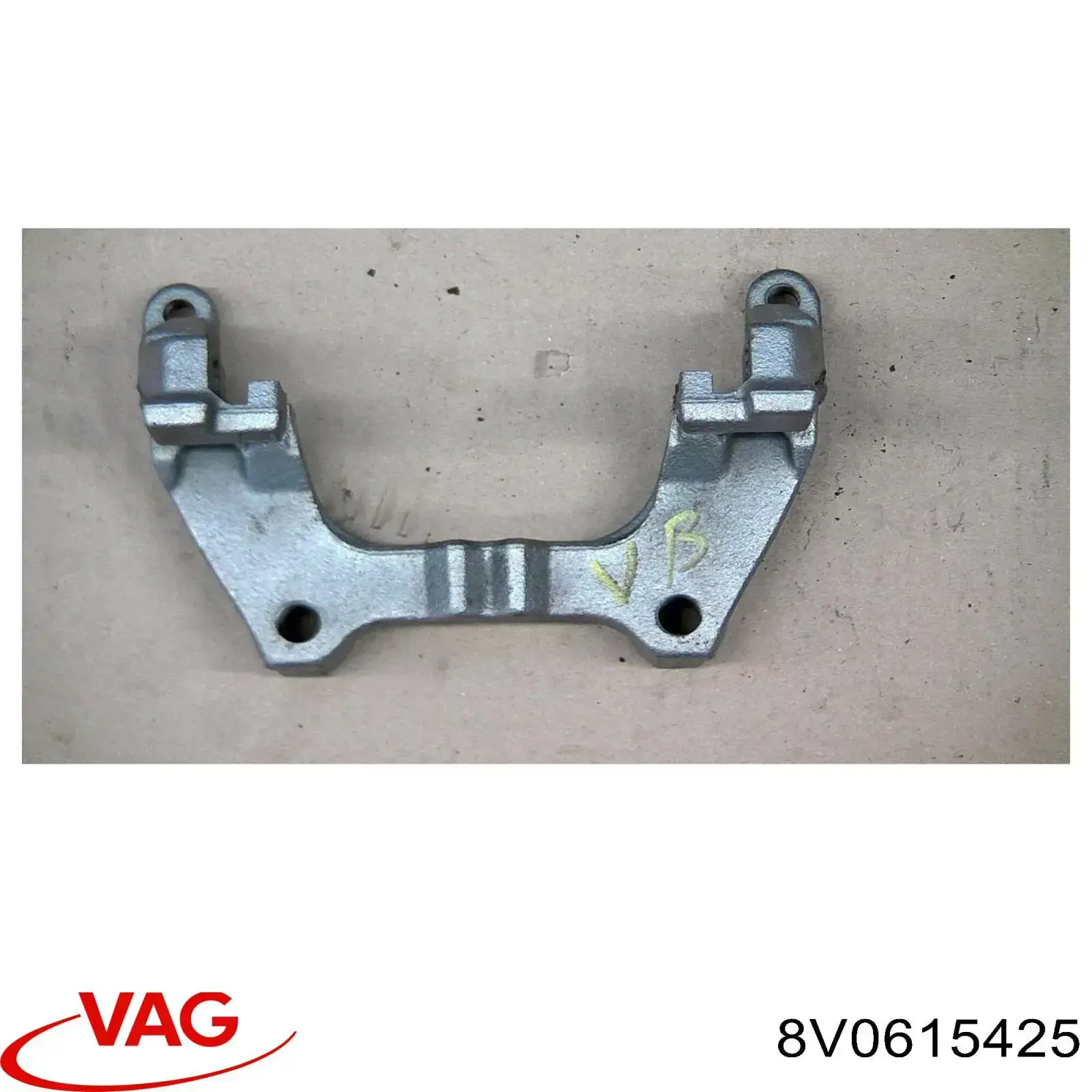 8V0615425 VAG soporte, pinza de freno trasera