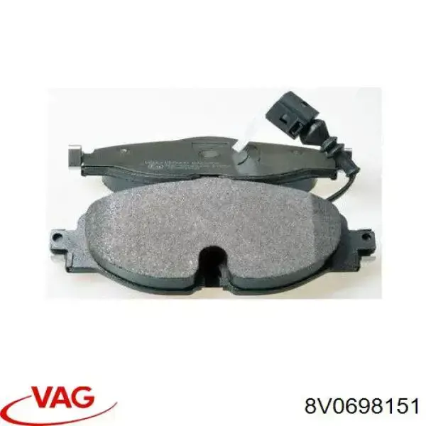 Pastillas de freno delanteras Volkswagen Tiguan 1 5N1, 5N2