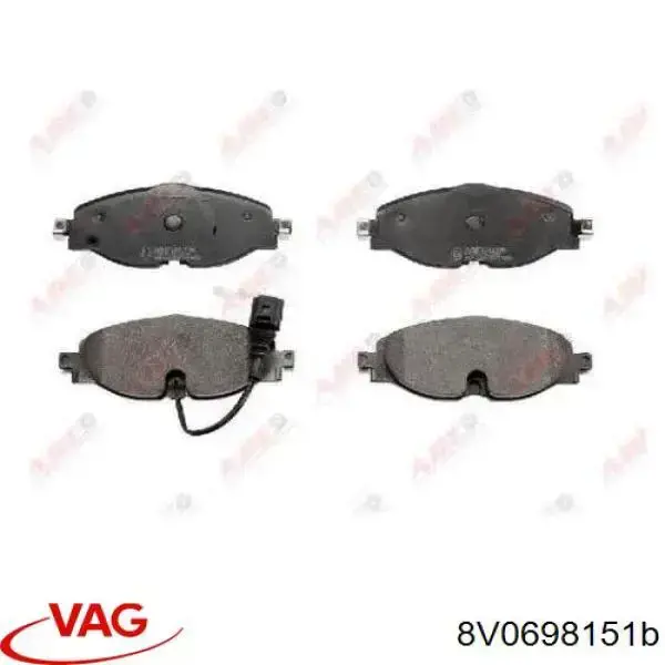 Pastillas de freno delanteras Volkswagen Tiguan 1 5N1, 5N2