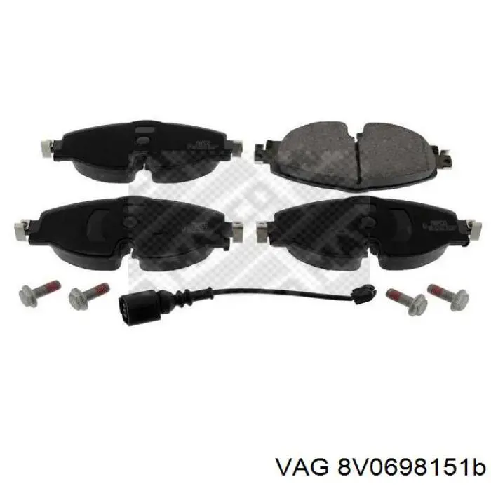 Pastillas de freno delanteras Volkswagen Tiguan 1 5N1, 5N2