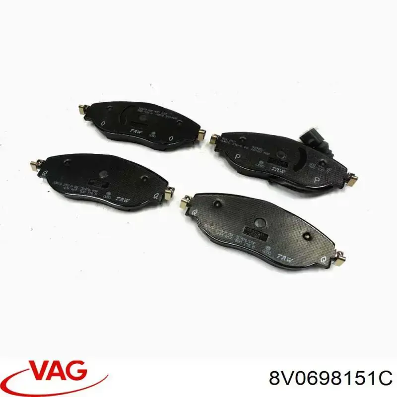 Comprar 8V0698151C VAG Pastillas delanteras de freno