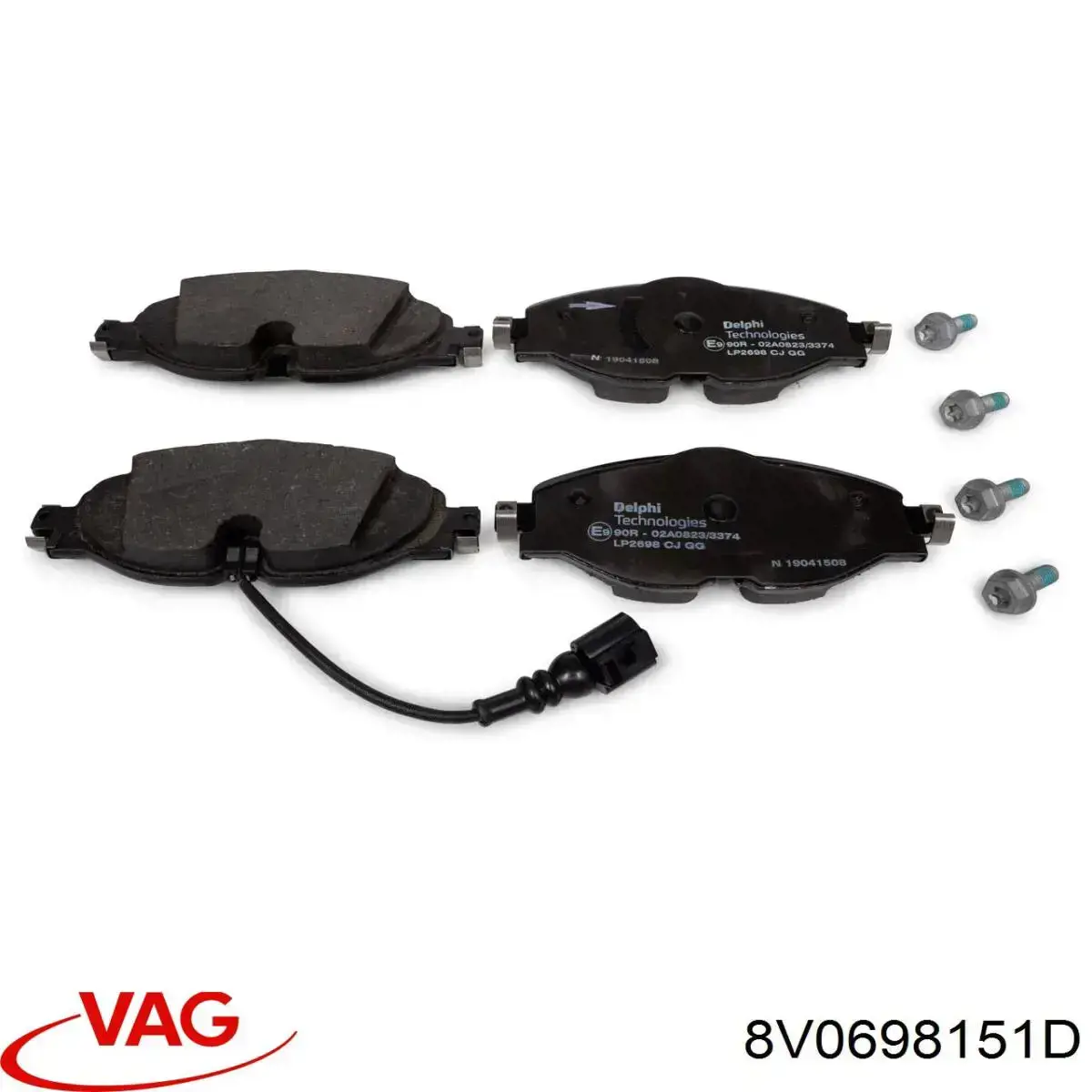 Pastillas de freno delanteras Volkswagen Tiguan 1 5N1, 5N2