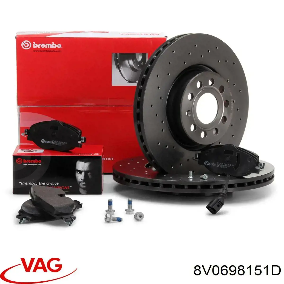 Pastillas de freno delanteras Volkswagen Tiguan 1 5N1, 5N2