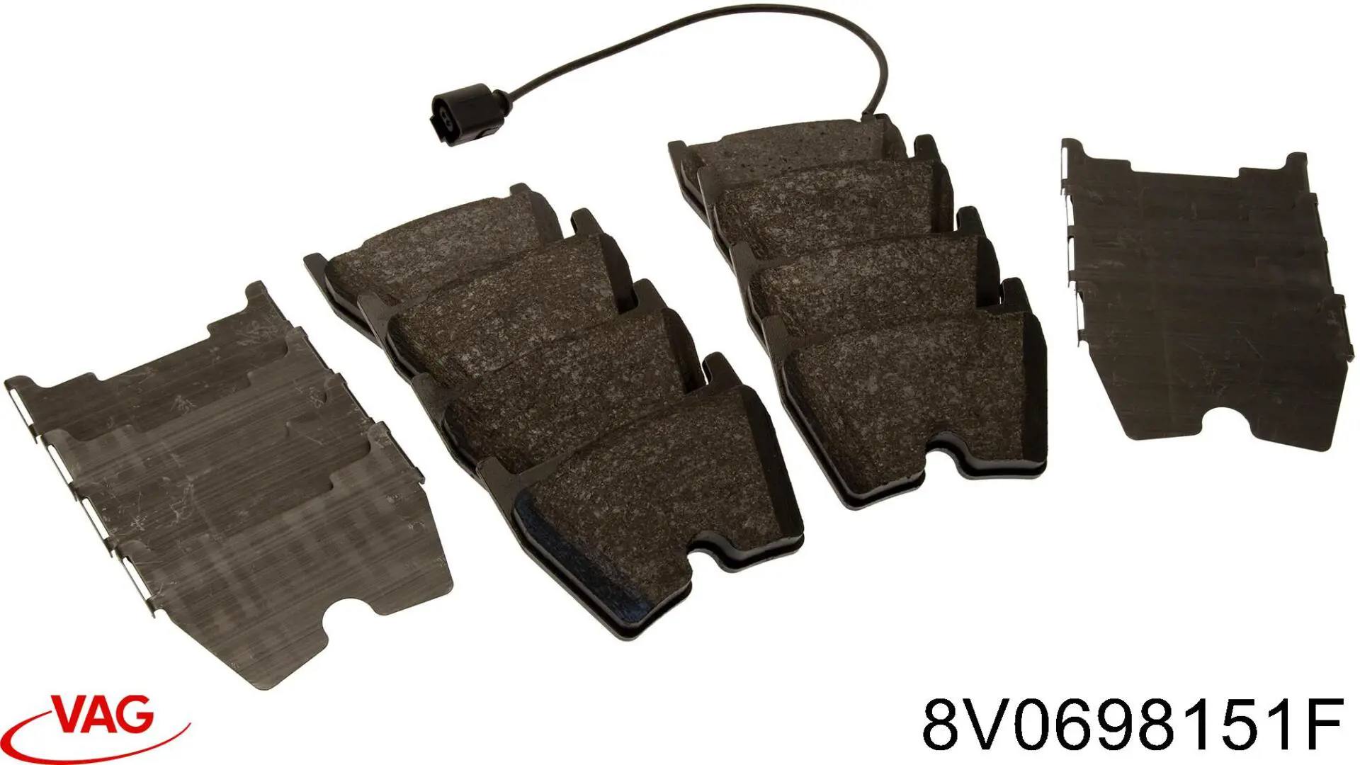 Pastillas freno delanteras VAG 8V0698151F precio, desde 68,43 EUR