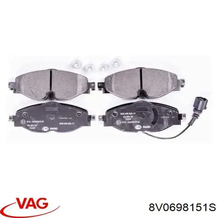 Pastillas de freno delanteras Volkswagen Tiguan 1 5N1, 5N2