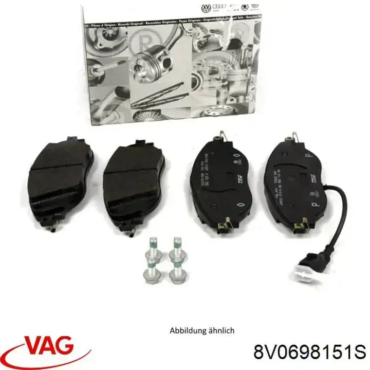 Pastillas de freno delanteras Volkswagen Tiguan 1 5N1, 5N2