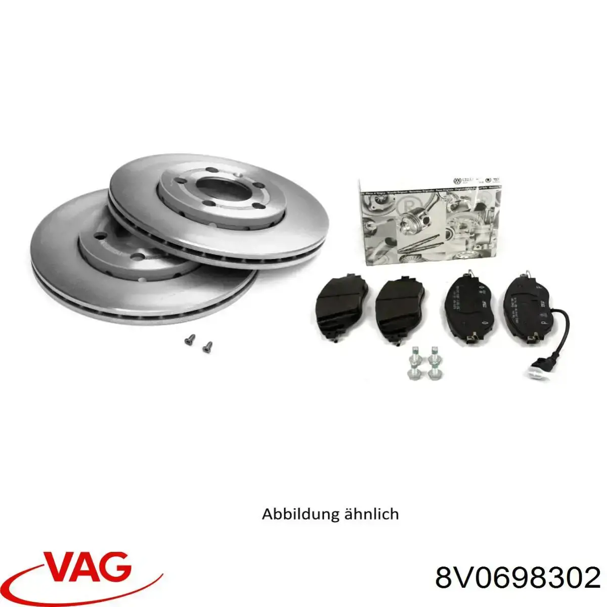 Frenos delanteros VAG 8V0698302 precio, desde 63,89 EUR