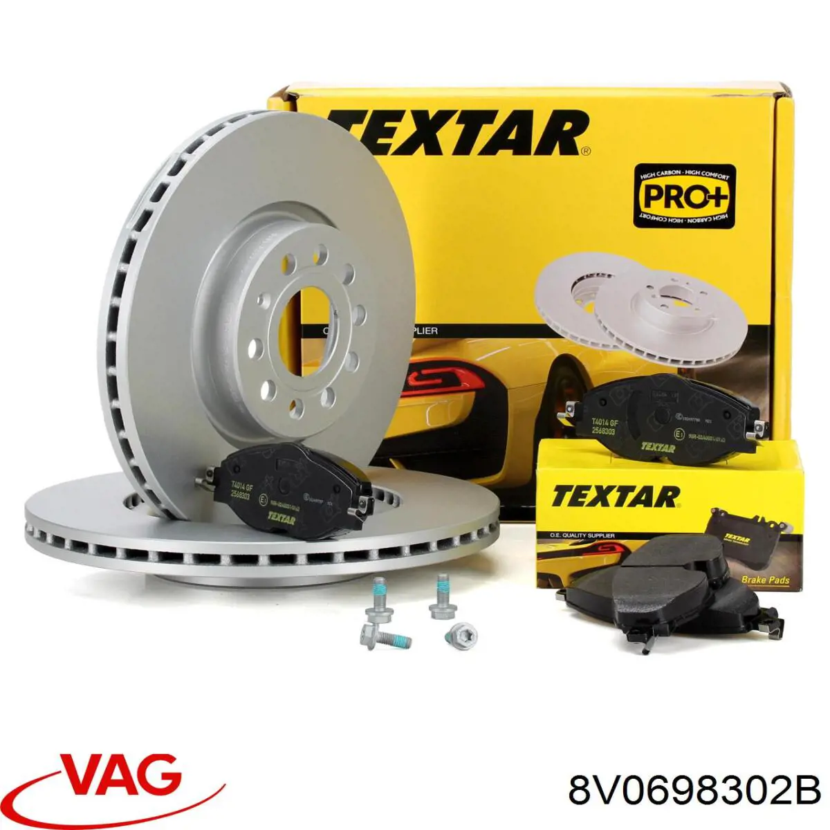 Comprar 8V0698302B VAG Freno de disco delantero