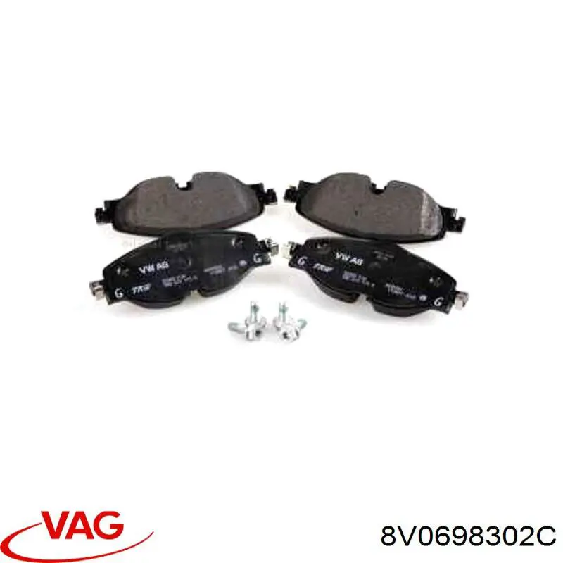 Pastillas de freno delanteras Volkswagen Tiguan 1 5N1, 5N2