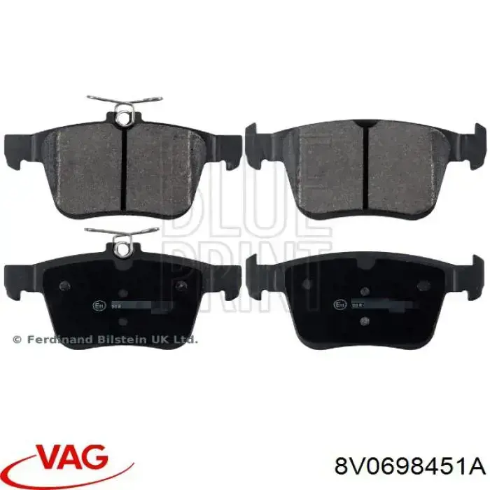 Pastillas traseras de freno VAG 8V0698451A precio, desde 26,59 EUR