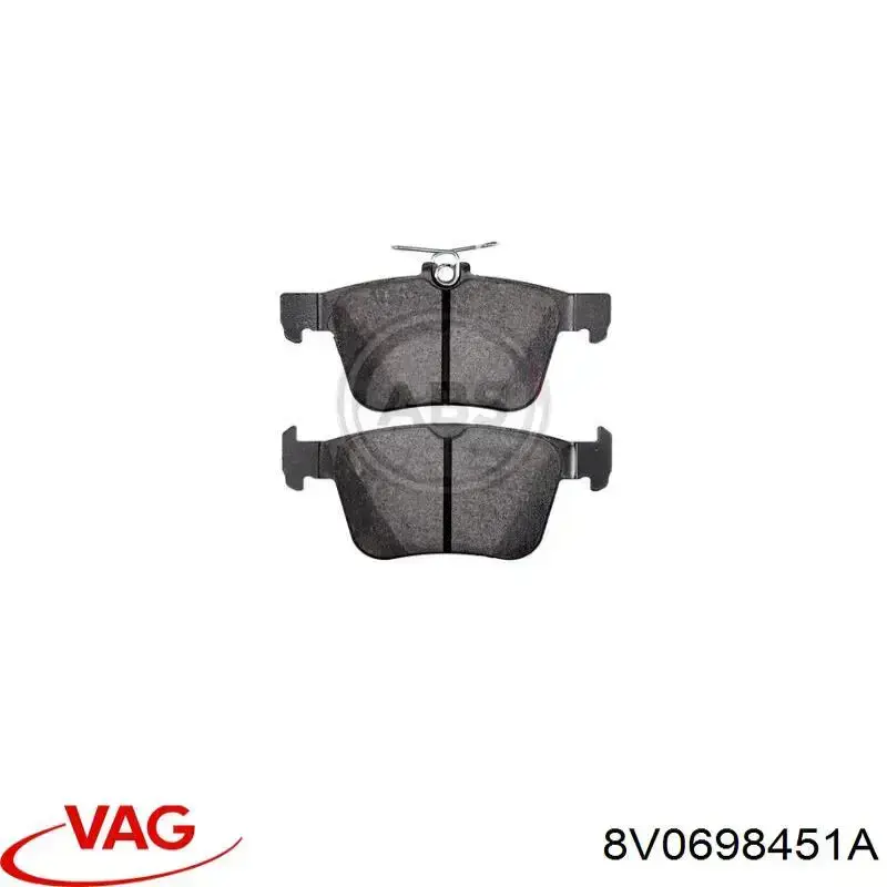 Pastillas traseras de freno VAG 8V0698451A precio, desde 26,59 EUR