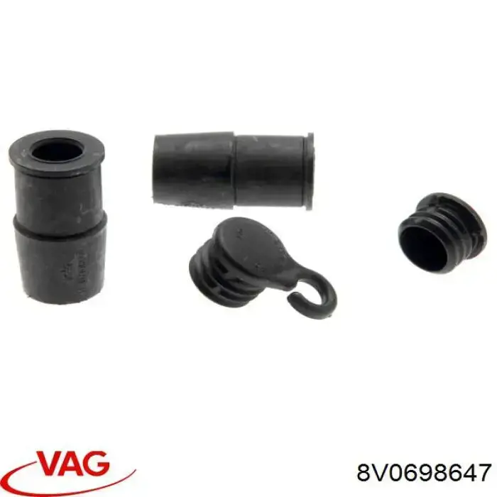 Juego de reparación, pinza de freno delantero 7D0698647 VAG
