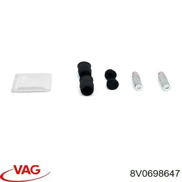 Juego de reparación, pinza de freno delantero 7D0698647 VAG