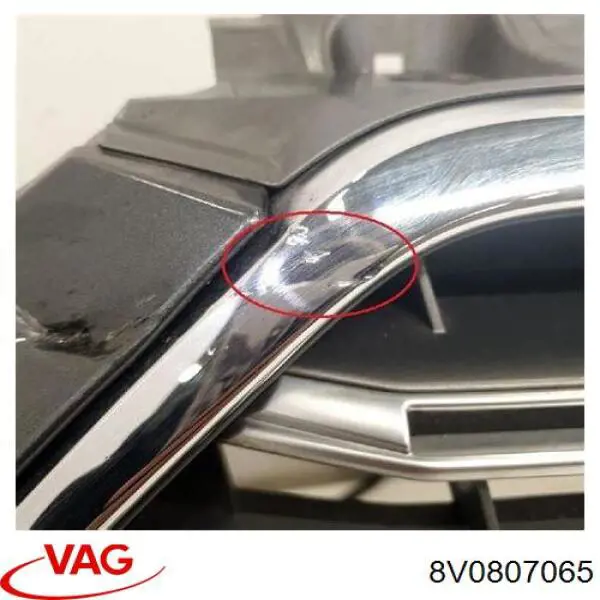 8V0807065 VAG Paragolpes delantero