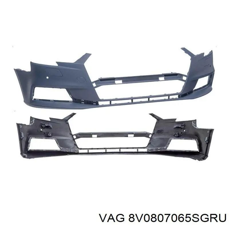 Parachoques delantero VAG 8V0807065S precio, desde 188,79 EUR