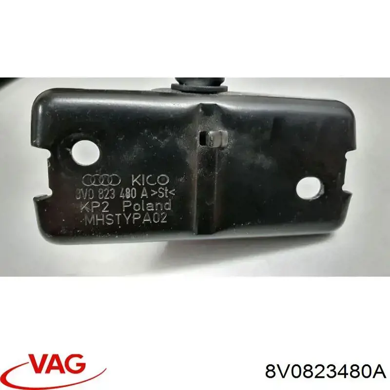 Cerradura del capó de motor VAG 8V0823480A