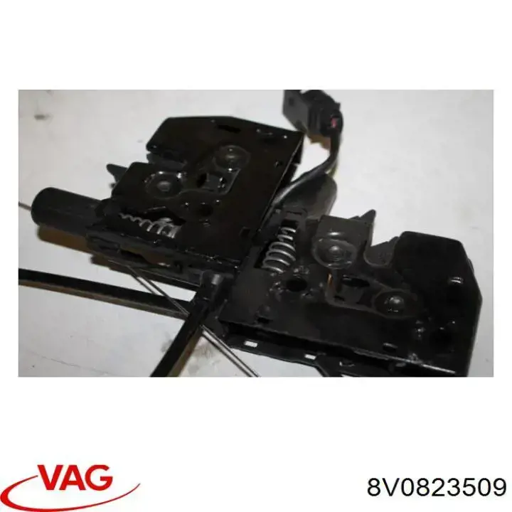 8V0823509 VAG cerradura del capó de motor
