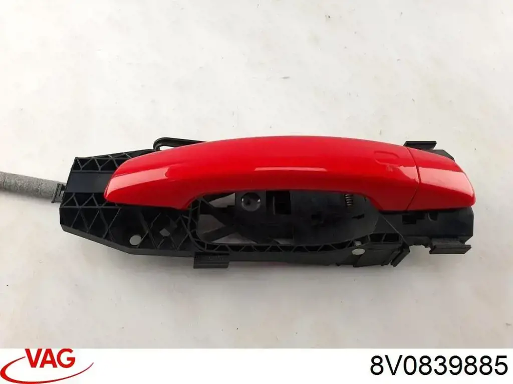 8V0839885 VAG Manija exterior derecha delantera/trasera de puerta