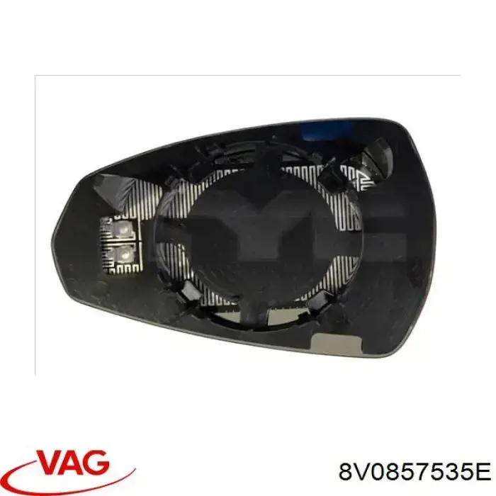 8V0857535E VAG cristal de espejo retrovisor exterior izquierdo