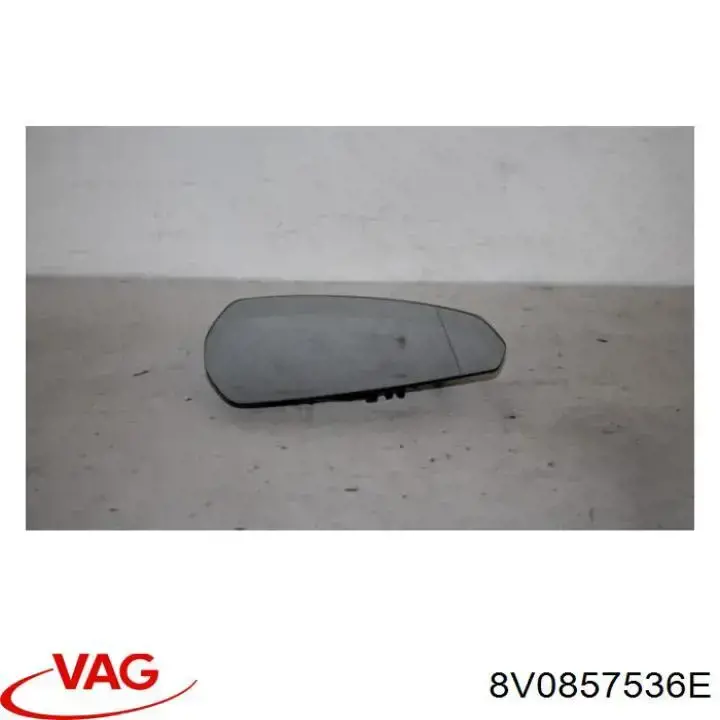 8V0857536E VAG cristal de espejo retrovisor exterior derecho