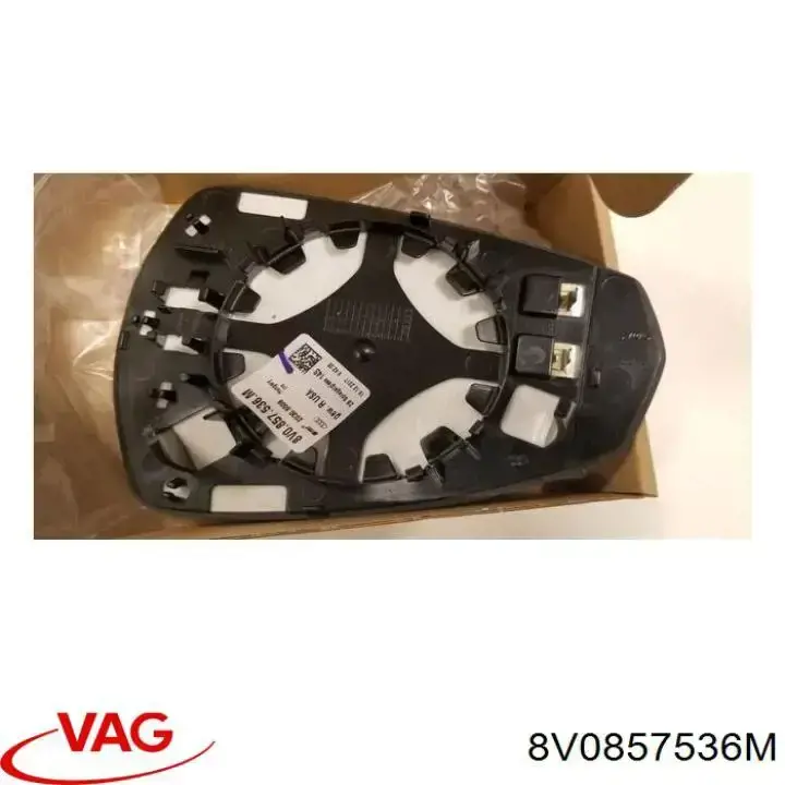 Cristal de espejo retrovisor derecho VAG 8V0857536M precio, desde 98,55 EUR