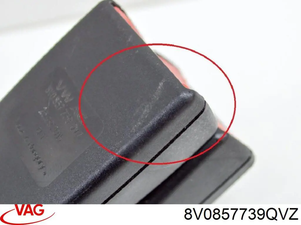 Comprar 3V0857739AMNB VAG Palanca de fijación del cinturón de seguridad trasero izquierdo