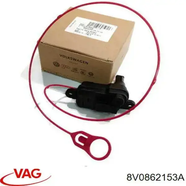 Motor cierre de tapa combustible VAG 8V0862153A