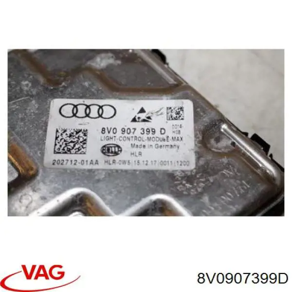 Módulo de control de luces de faros (ECU) VAG 8V0907399D precio, desde 191,66 EUR