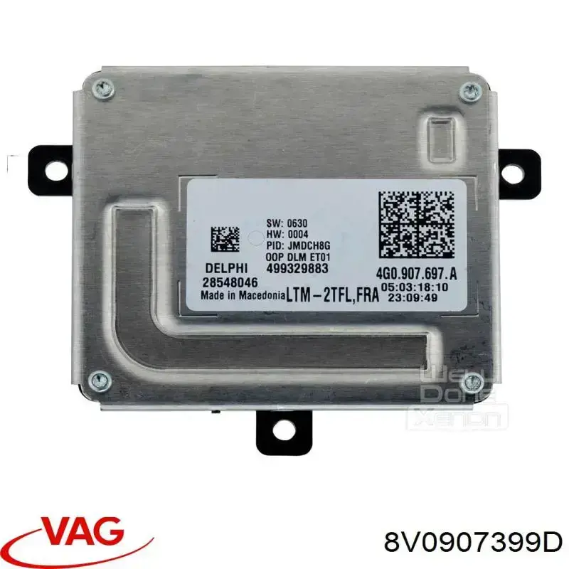 Comprar 8V0907399D VAG Módulo de control de luces de faros (ECU)