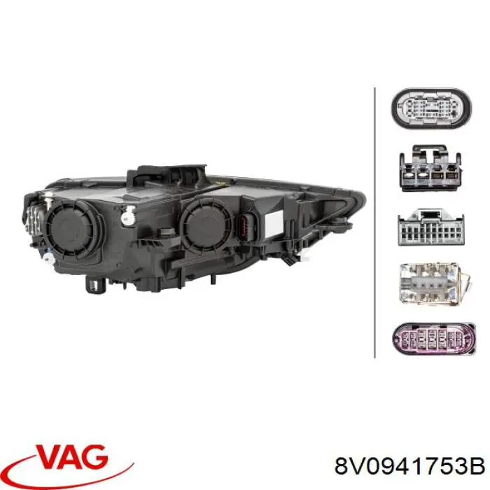 Comprar 8V0941753 VAG Faro delantero izquierdo