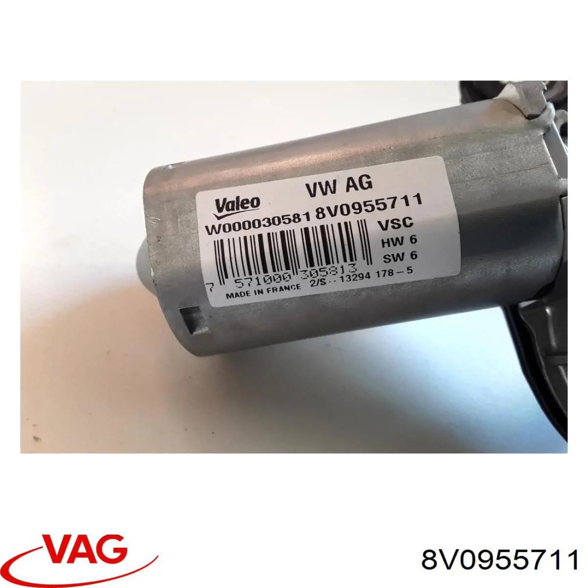 Comprar 8V0955711 VAG Motor limpiaparabrisas, trasera