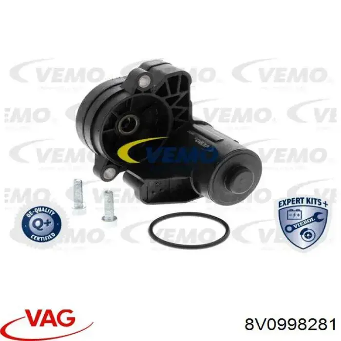 8V0998281 VAG motor del accionamiento de la pinza de freno trasera