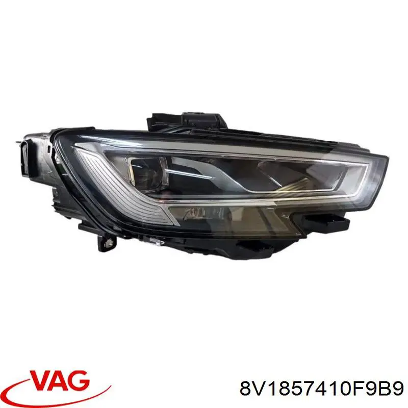 Comprar 8V1857410F9B9 VAG Espejo de retrovisor derecho