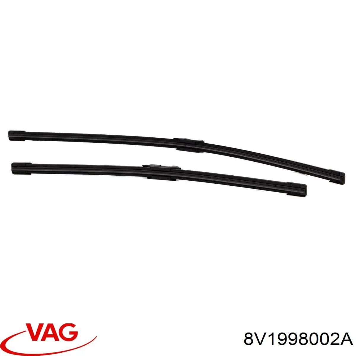 Escobillas de limpiaparabrisas delanteras VAG 8V1998002A