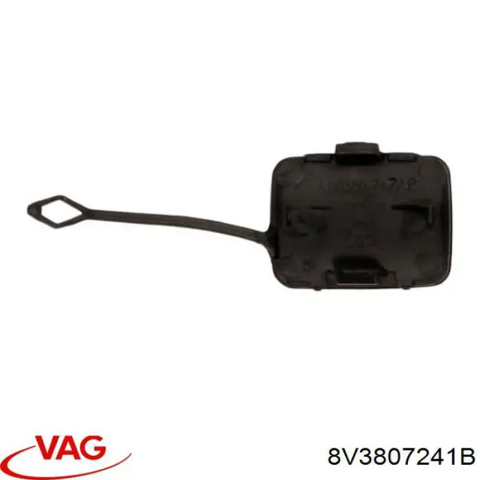 Tapa de gancho de remolque trasero del parachoques VAG 8V3807241B precio, desde 8,31 EUR