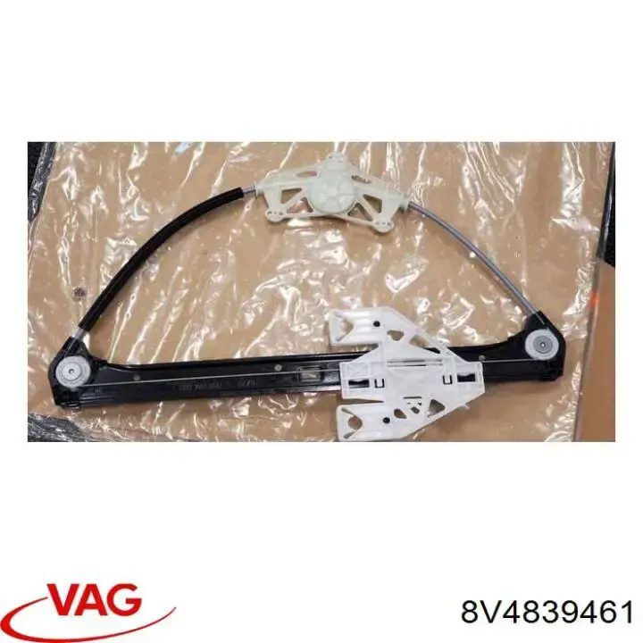 Mecanismo de elevalunas de la puerta trasera izquierda VAG 8V4839461 precio, desde 62,28 EUR