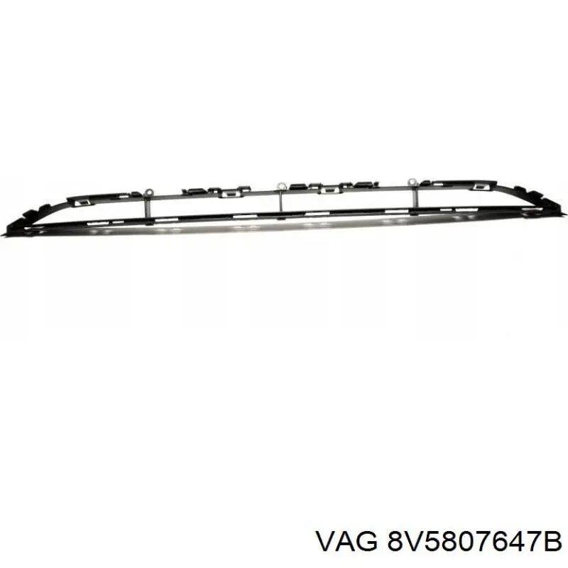 8V5807647B VAG rejilla de ventilación, parachoques trasero, central