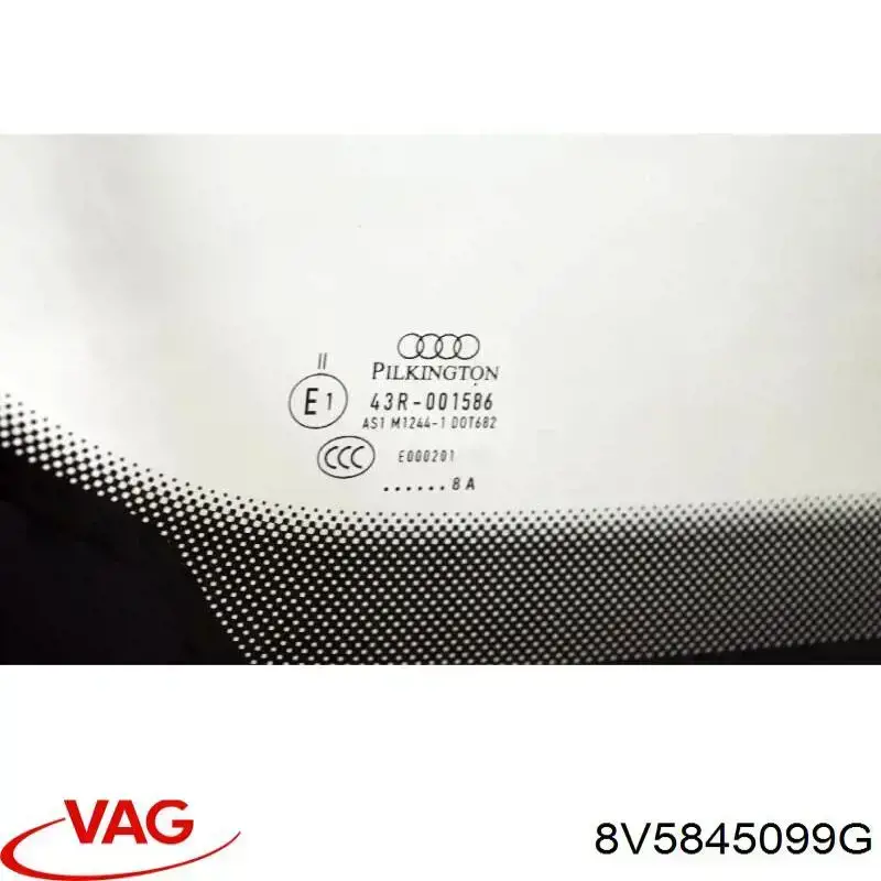 Comprar 8V5845099GNVB VAG Luna parabrisas