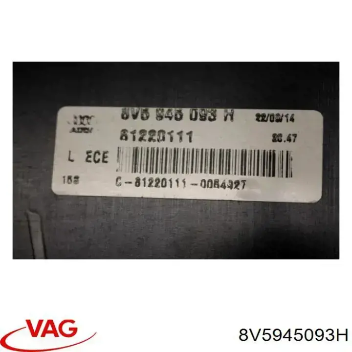Comprar 8V5945093H VAG Piloto trasero interior izquierdo