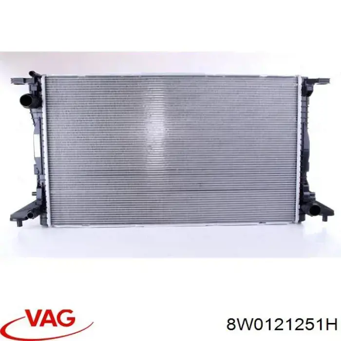 8W0121251H VAG radiador refrigeración del motor