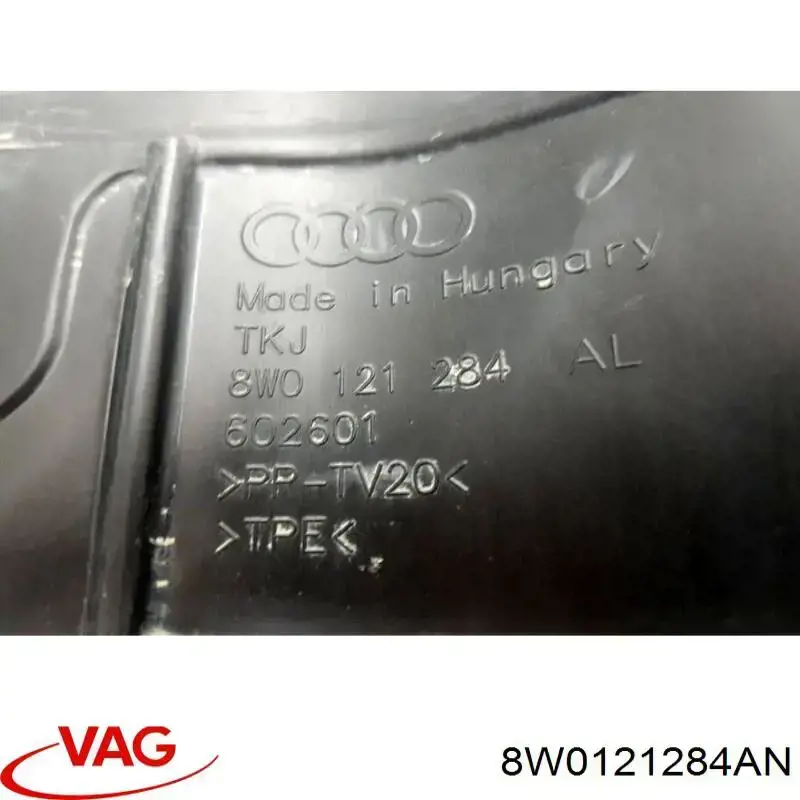 Deflector de aire del radiador derecho VAG 8W0121284AN precio, desde 22,49 EUR