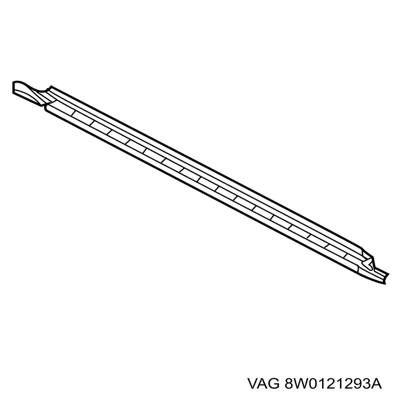 Comprar 8W0121293A VAG Deflector de aire inferior del radiador