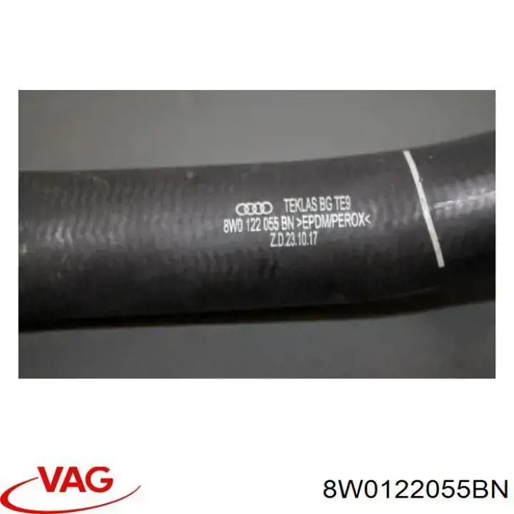Comprar 8W0122055BN VAG Manguera inferior del radiador