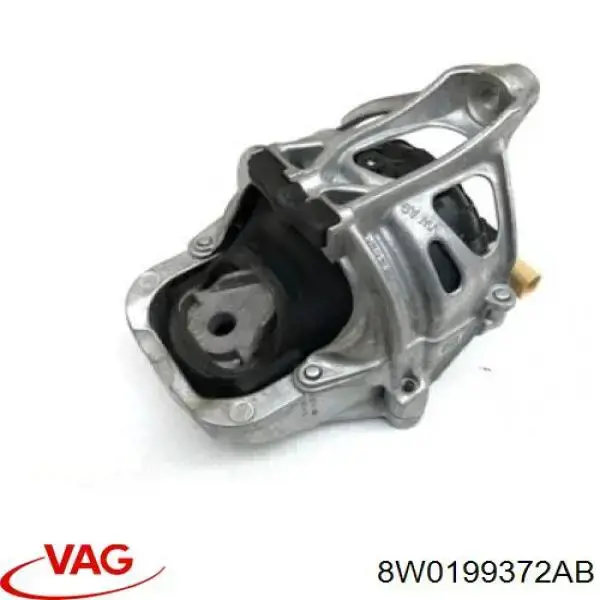 8W0199372AB VAG soporte de motor derecho